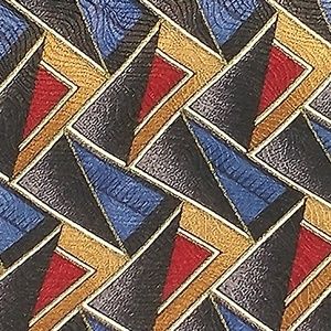 Pierre Cardin 100% silk tie Red/Blue/Gold